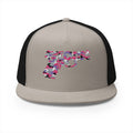 5 Panel Trucker Cap-PINK CAMOUFLAGE GLOCK LOGO-SCUMMIEBEARZ™️