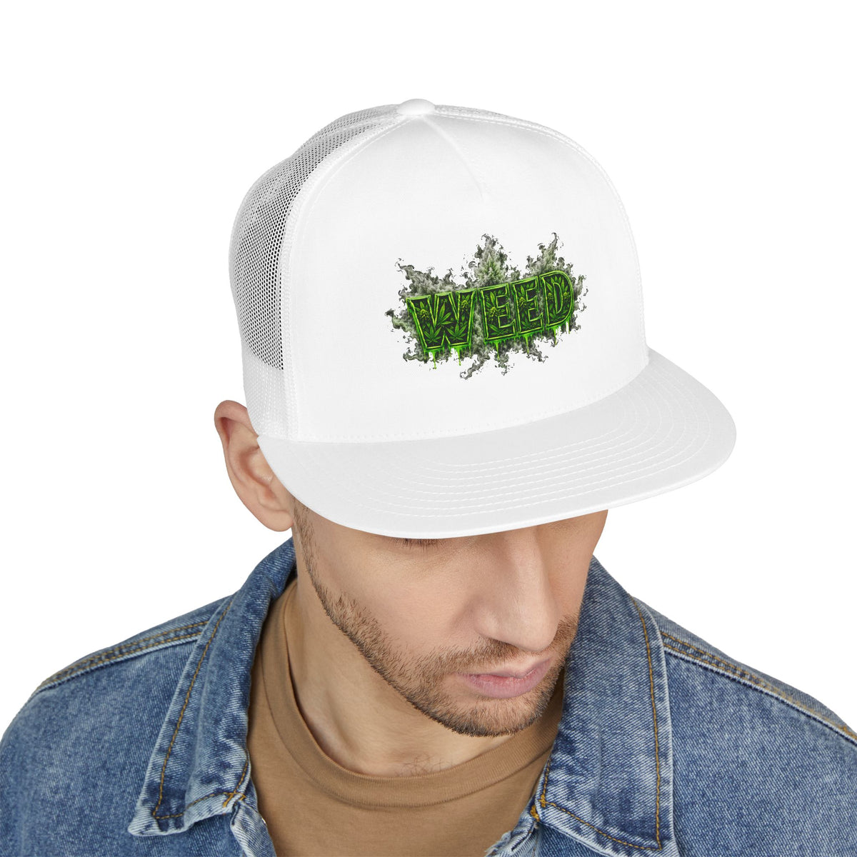 5 Panel Trucker CAP-WEED -SCUMMIEBEARZ™