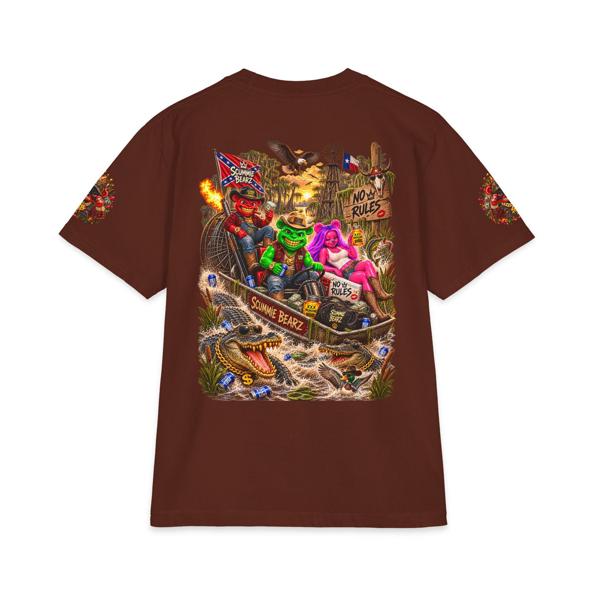 Country Brew Sled | SCUMMIEBEARZ™ Shaka Wear Heavyweight Tee