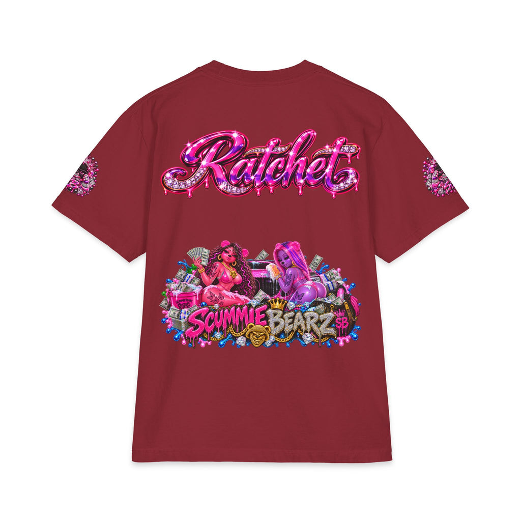 SB Ratchet — Pink/Purple Scummie Girls | SCUMMIEBEARZ™ Shaka Wear Heavyweight Tee