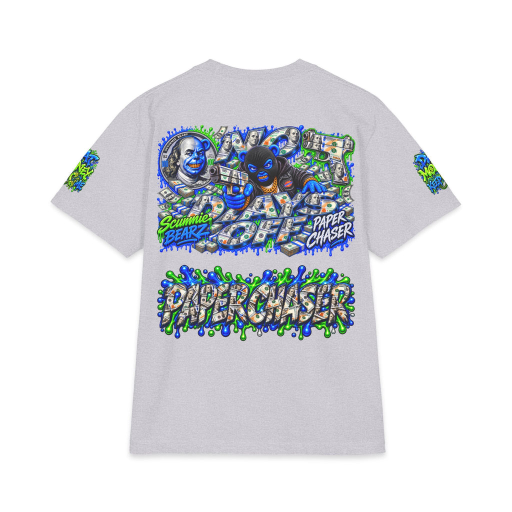 No Days Off Green Remix | SCUMMIEBEARZ™ Shaka Wear Heavyweight Tee