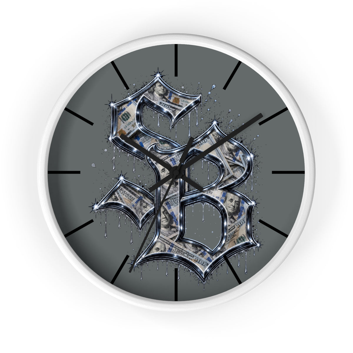 Wall Clock-MONEY SB LOGO-SCUMMIEBEARZ™️