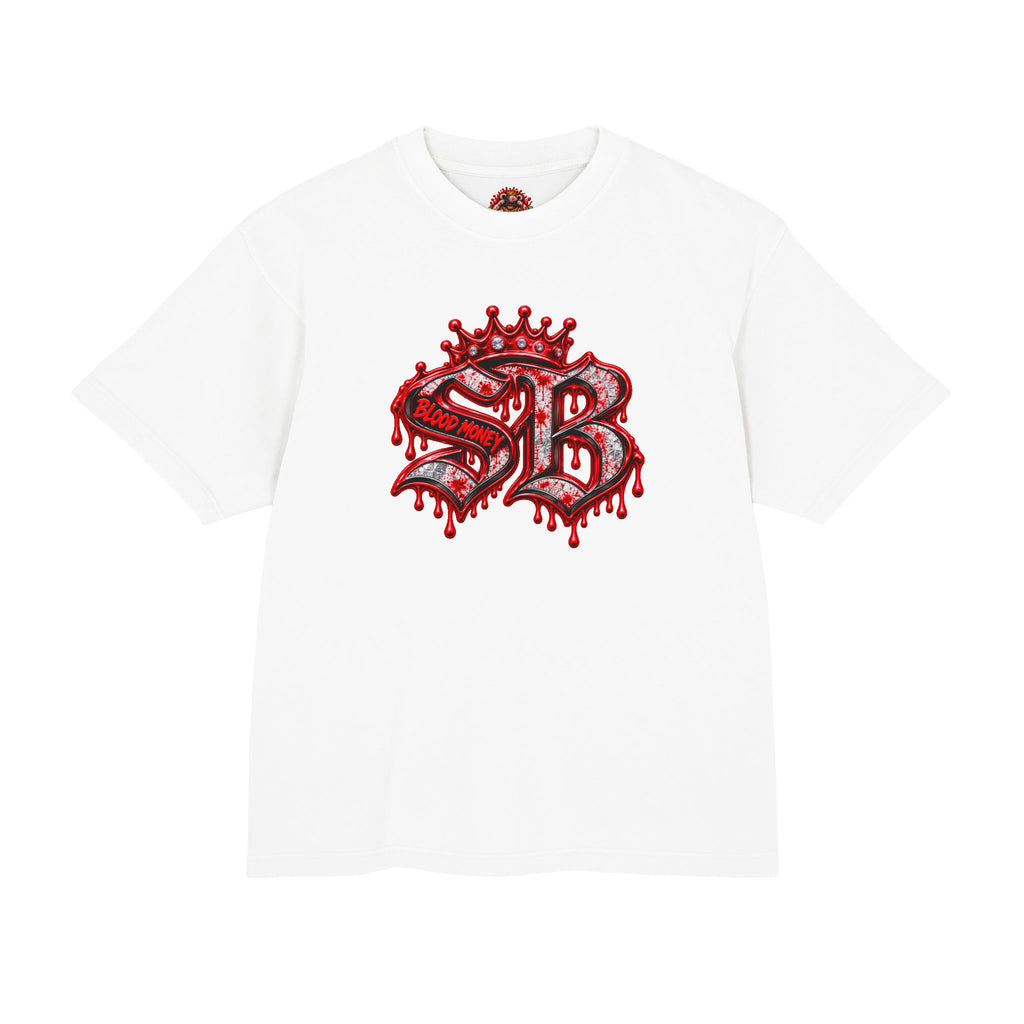 Unisex Urban Heavy Tee-BLOOD MONEY — MONEY, PRESSURE & STREET LOYALTY 🩸💵🔥-SCUMMIEBEARZ™️
