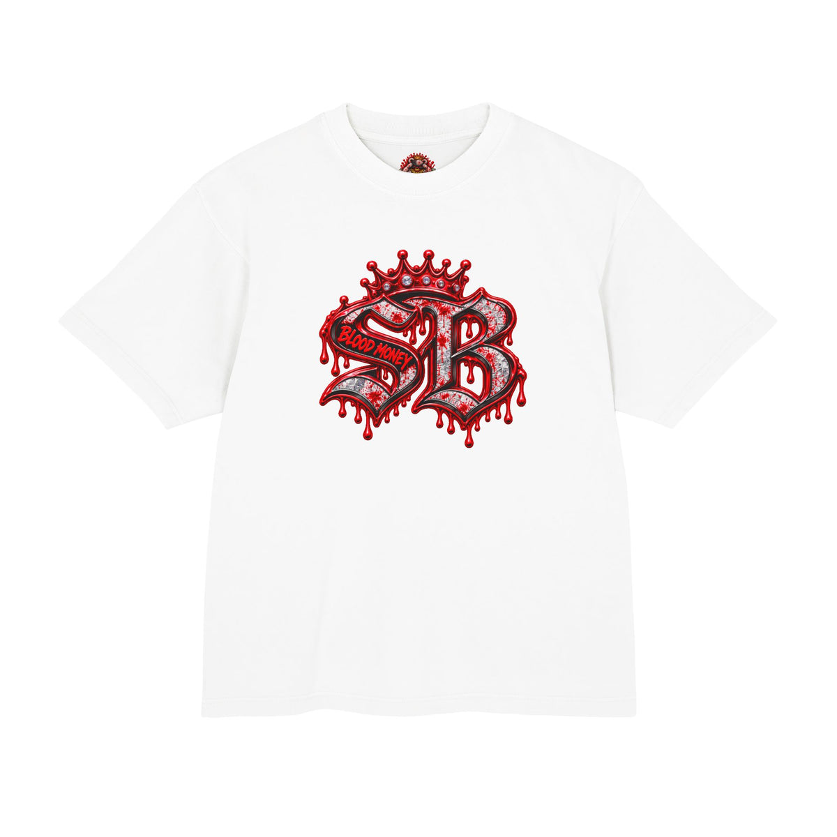 Unisex Urban Heavy Tee-BLOOD MONEY — MONEY, PRESSURE & STREET LOYALTY 🩸💵🔥-SCUMMIEBEARZ™️