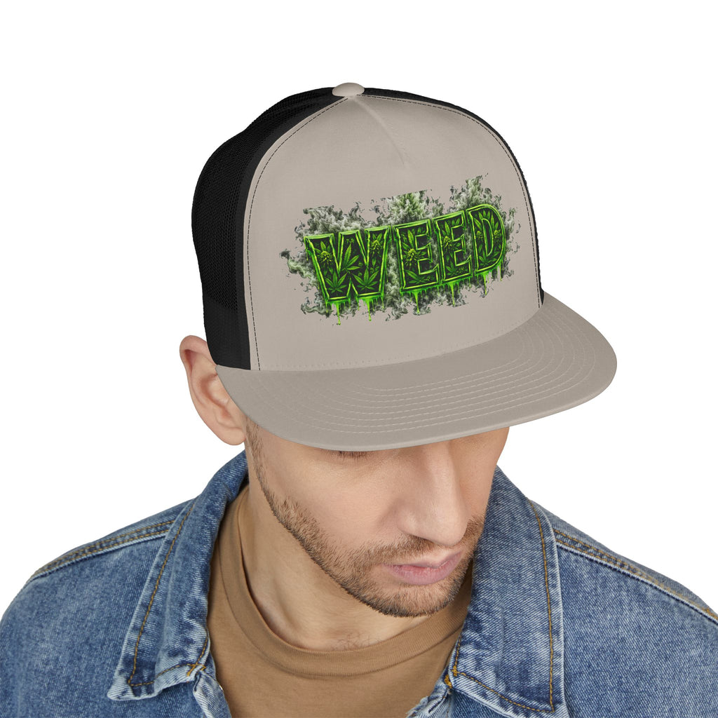5 Panel Trucker CAP-WEED -SCUMMIEBEARZ™