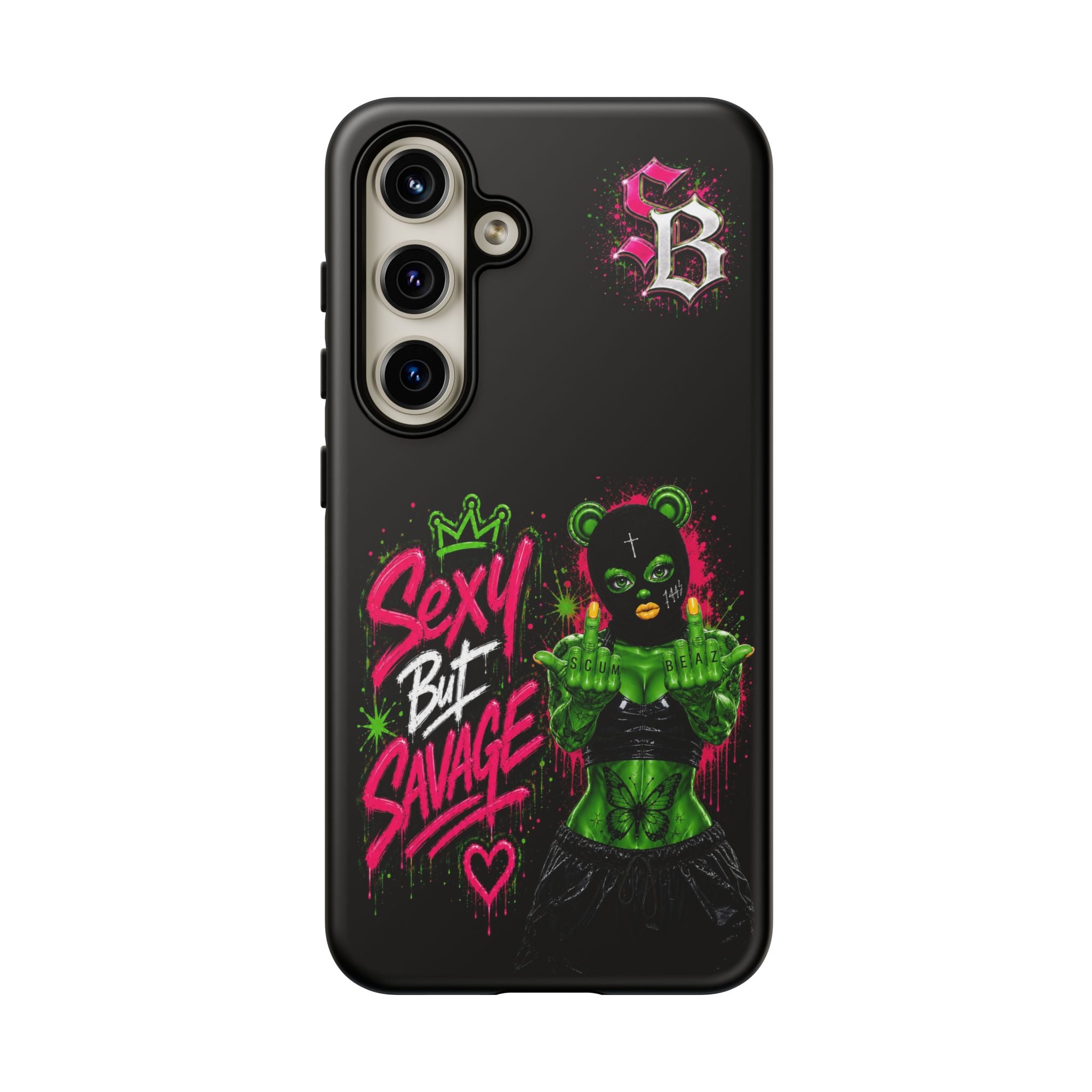 SCUMMIEBEARZ Sexy But Savage Green Remix Tough Cases