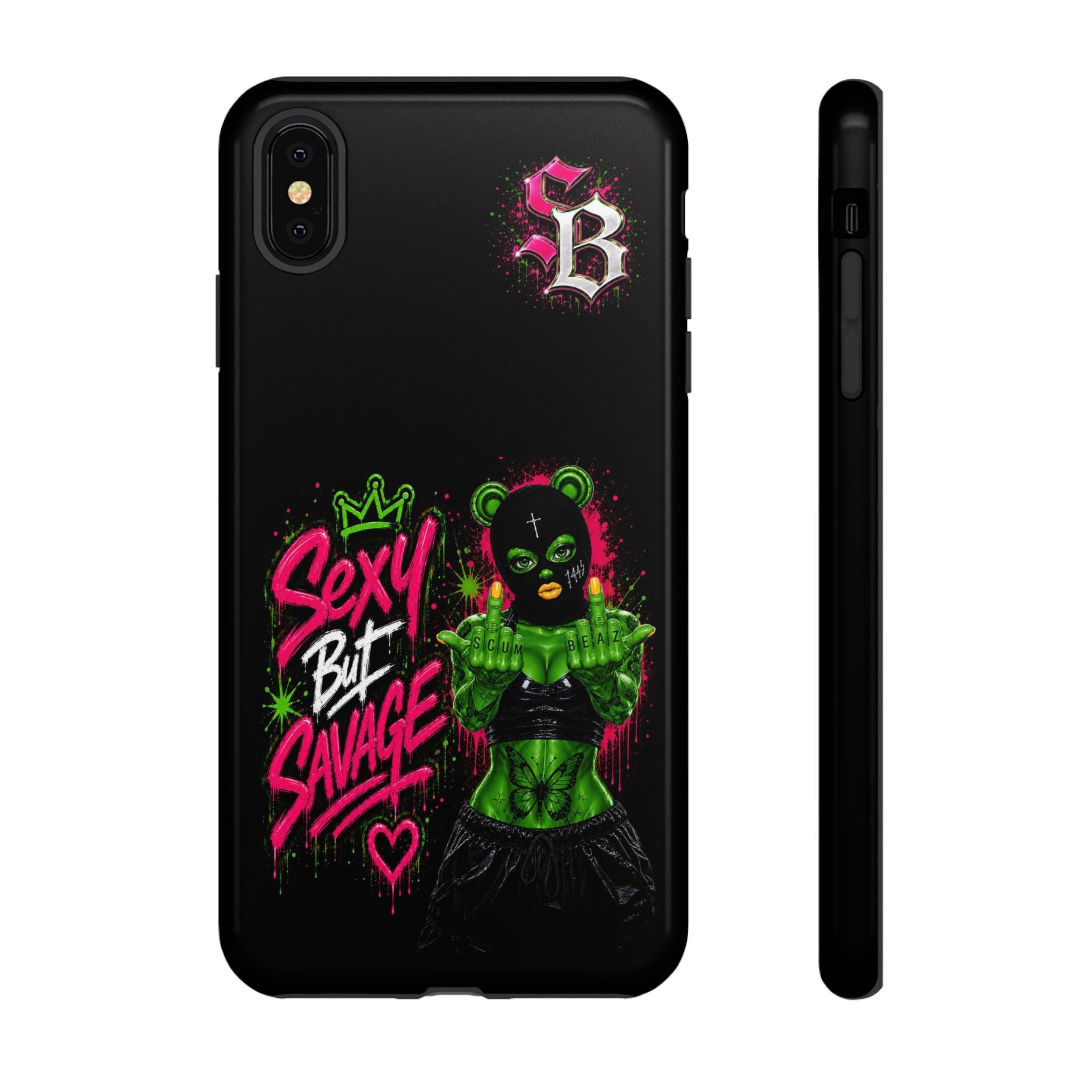 SCUMMIEBEARZ Sexy But Savage Green Remix Tough Cases