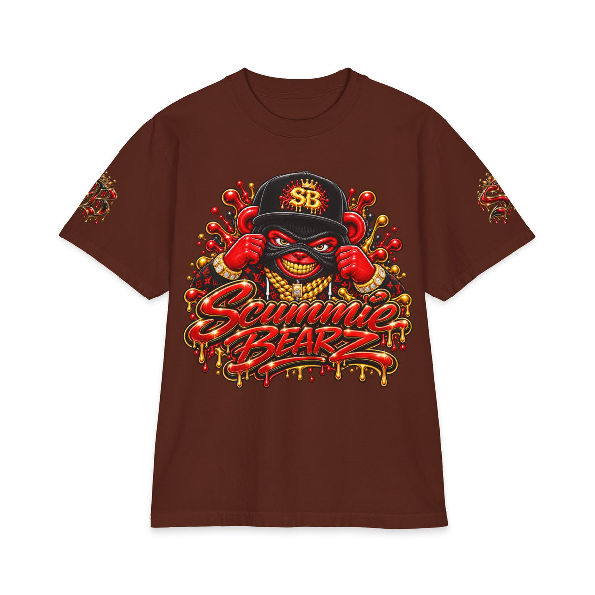 Covered by the Blood | SCUMMIEBEARZ™ Shaka Wear Heavyweight Tee