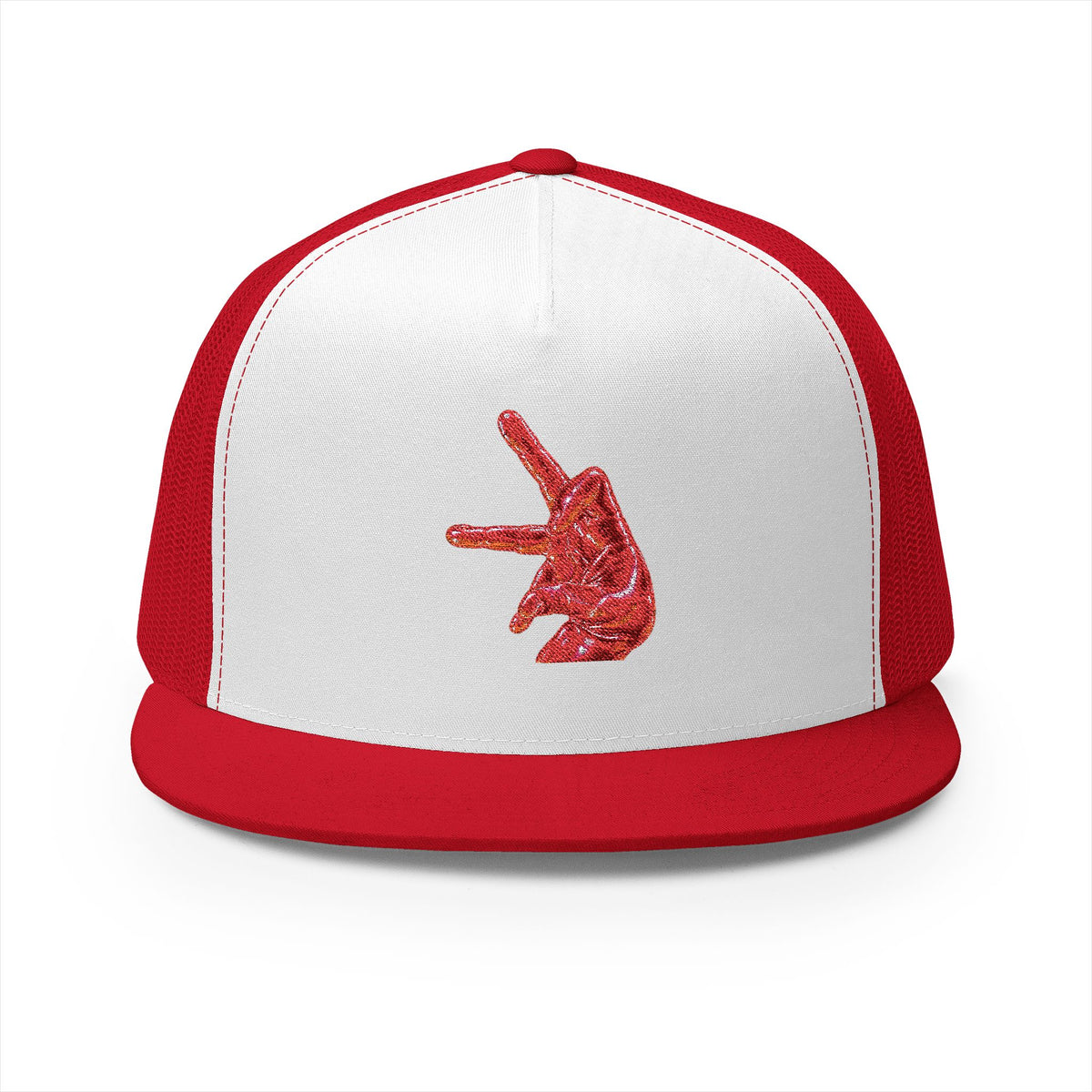 5 Panel Trucker Cap-BLOOD MONEY HAND LOGO-SCUMMIEBEARZ™️