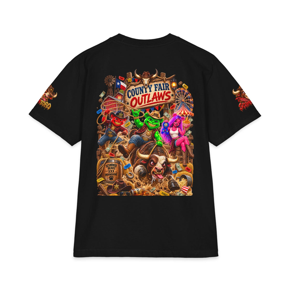 County Fair Outlaws | SCUMMIEBEARZ™ Shaka Wear Heavyweight Tee