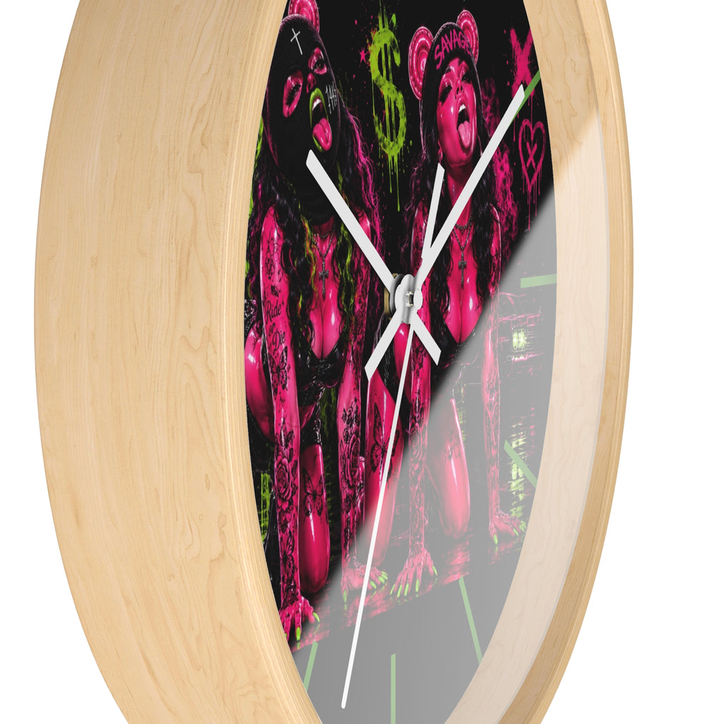 Wall Clock-Sexy But Savage Duo-SCUMMIEBEARZ™️