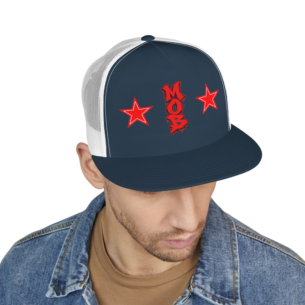 5 Panel Trucker Cap-MOB-SCUMMIEBEARZ™️