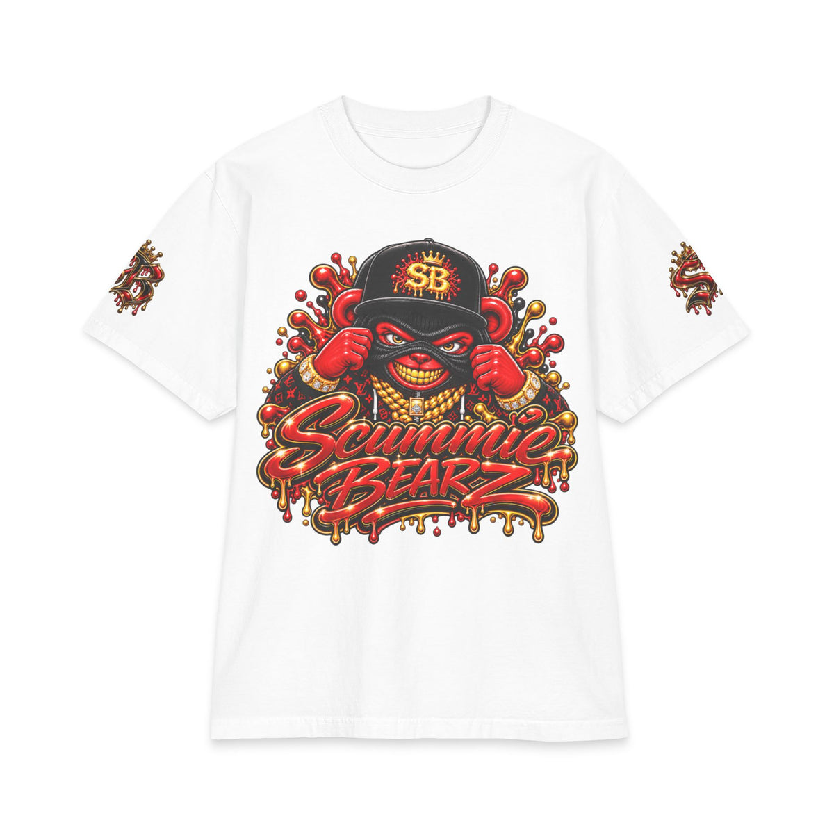Covered by the Blood | SCUMMIEBEARZ™ Shaka Wear Heavyweight Tee