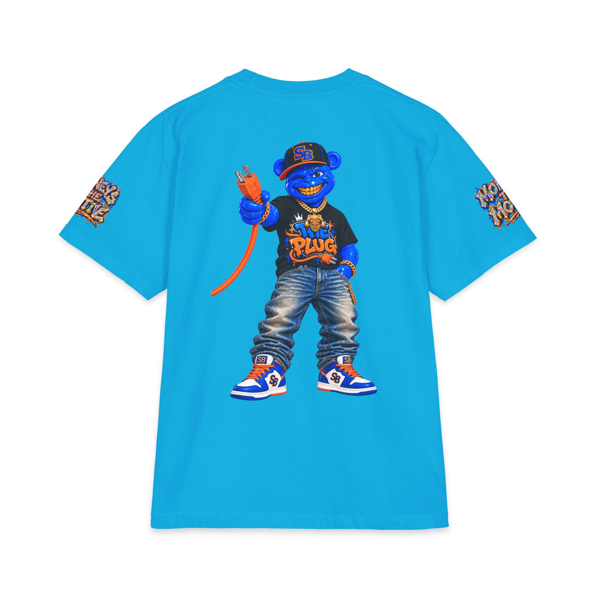 Unisex Max Heavyweight Short Sleeve-THE PLUG!!!-Scummiebearz™️