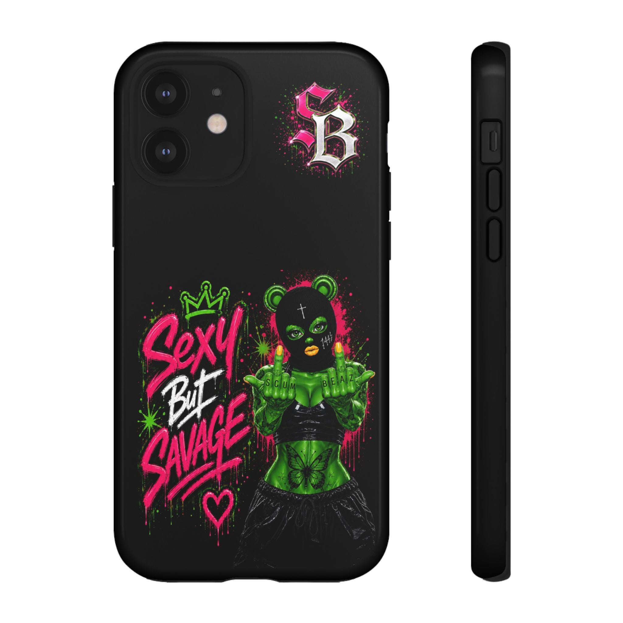 SCUMMIEBEARZ Sexy But Savage Green Remix Tough Cases