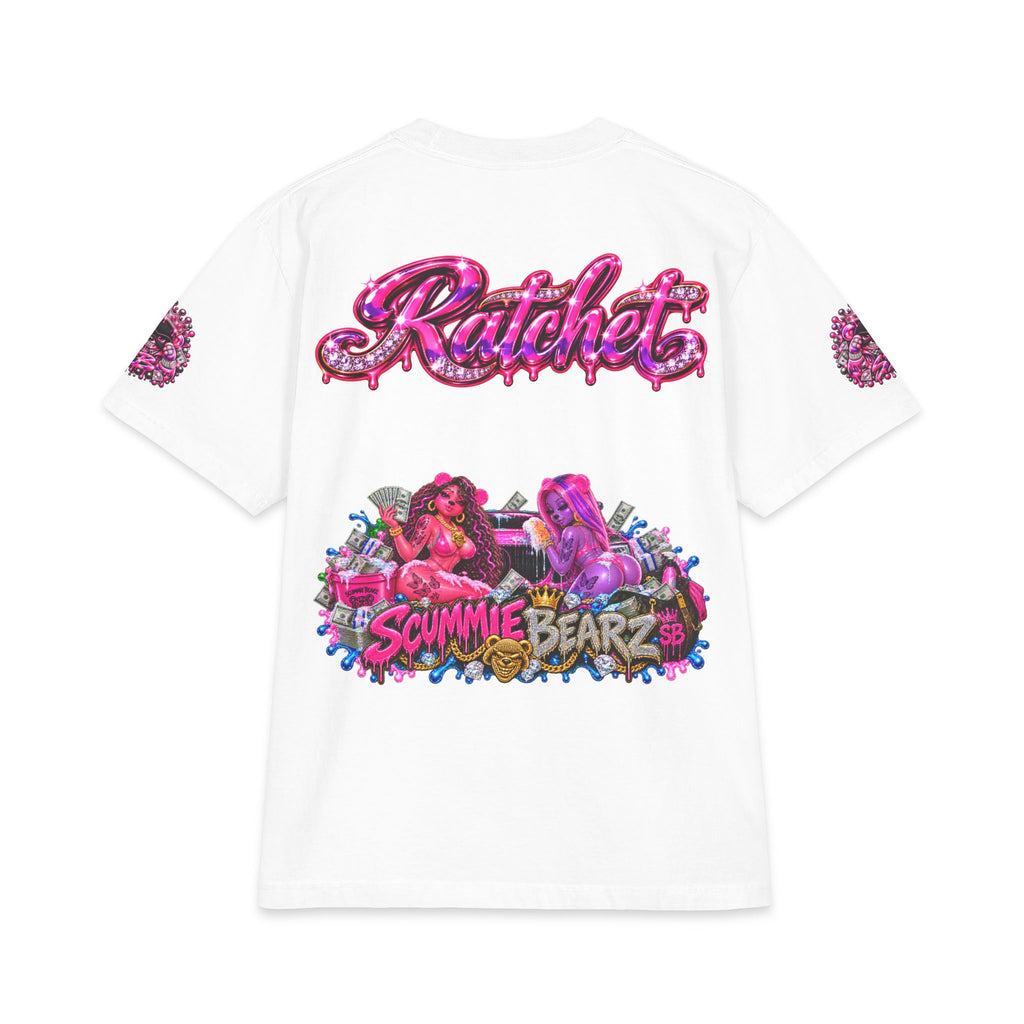 SB Ratchet — Pink/Purple Scummie Girls | SCUMMIEBEARZ™ Shaka Wear Heavyweight Tee