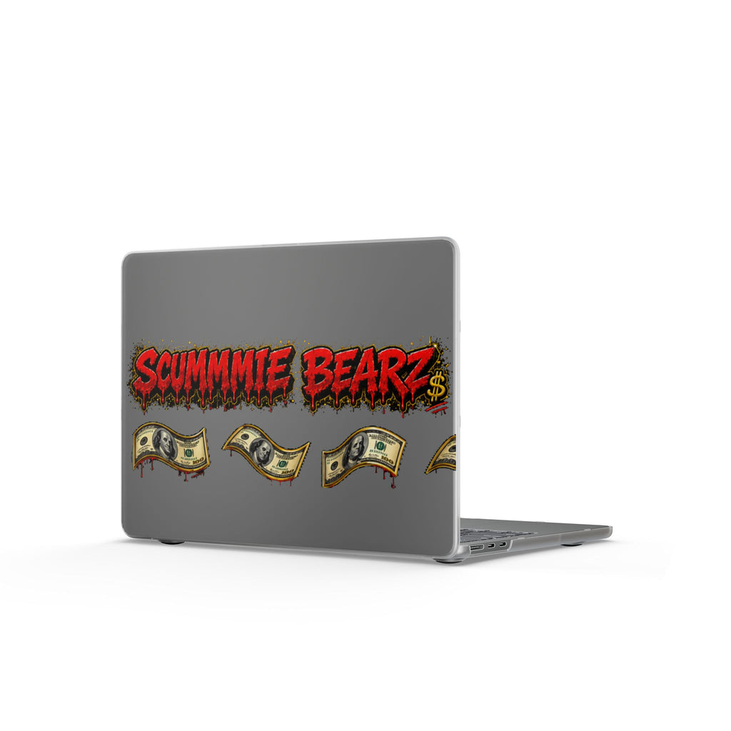 Matte MacBook Cases-RED MONEY LOGO-SCUMMIEBEARZ™