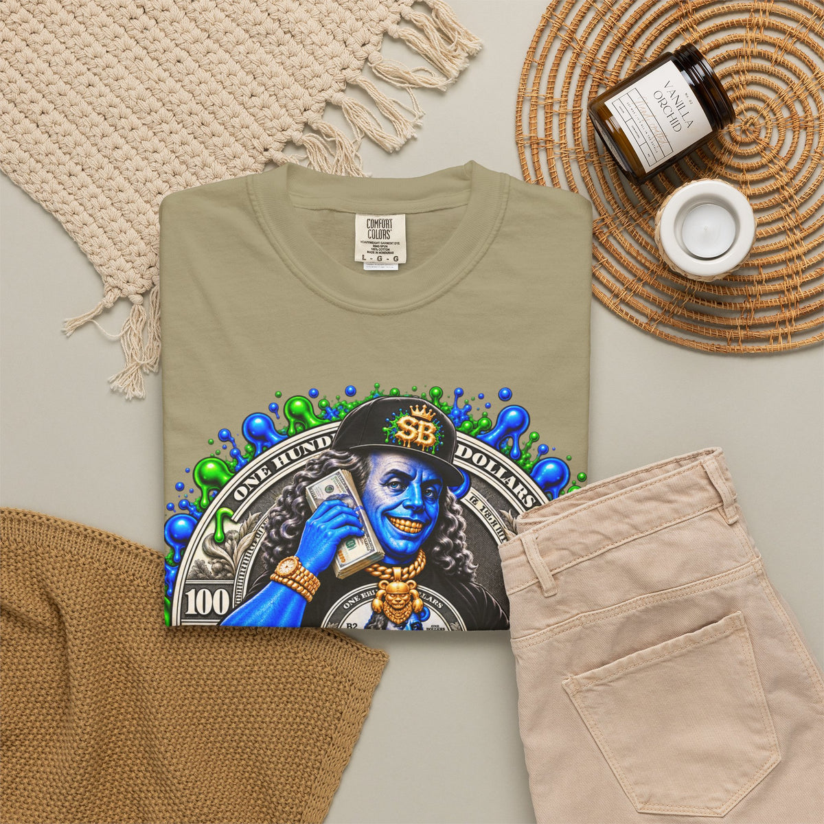 Comfort color 1717- "Paper Chaser" Graphic T-Shirt wha-SCUMMIEBEARZ™️