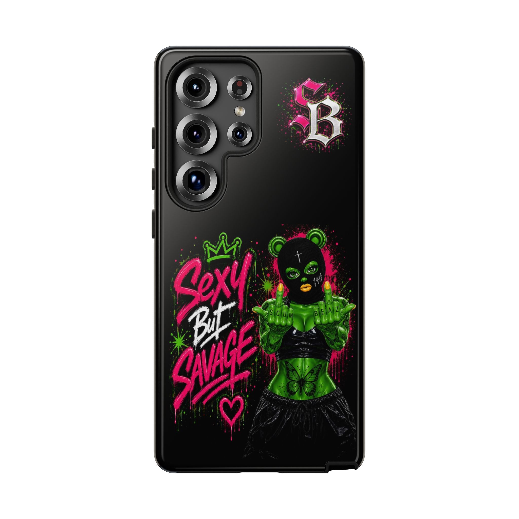 SCUMMIEBEARZ Sexy But Savage Green Remix Tough Cases