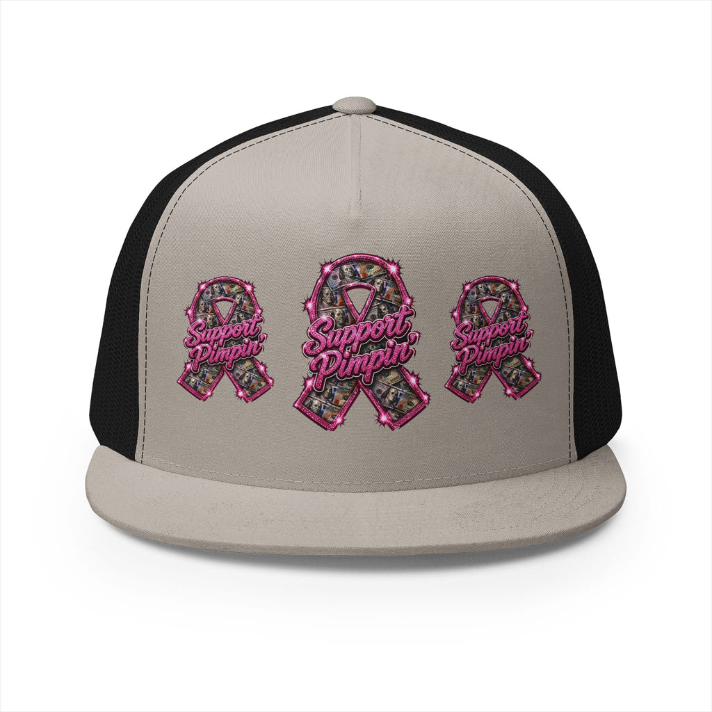 5 Panel Trucker Cap-SUPPORT PIMPIN-SCUMMIEBEARZ™