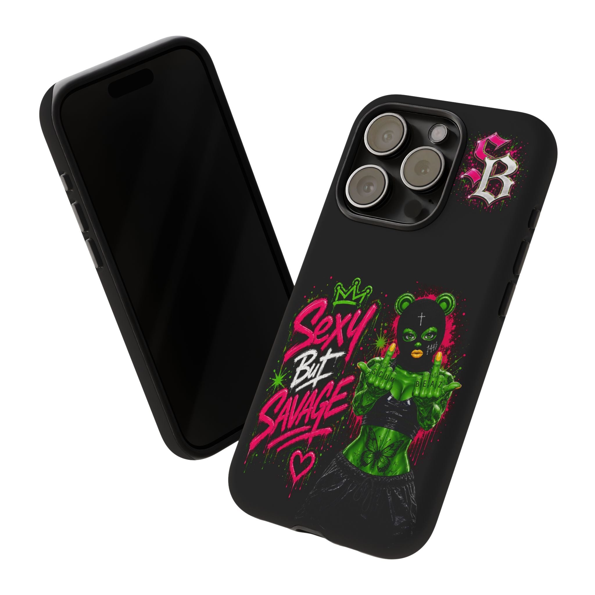 SCUMMIEBEARZ Sexy But Savage Green Remix Tough Cases