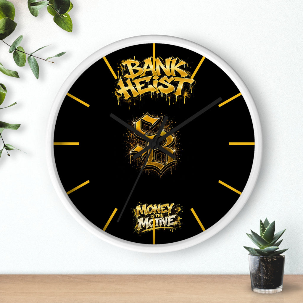 Wall Clock-Bank Heist-Money Is the Motive-SCUMMIEBEARZ™️