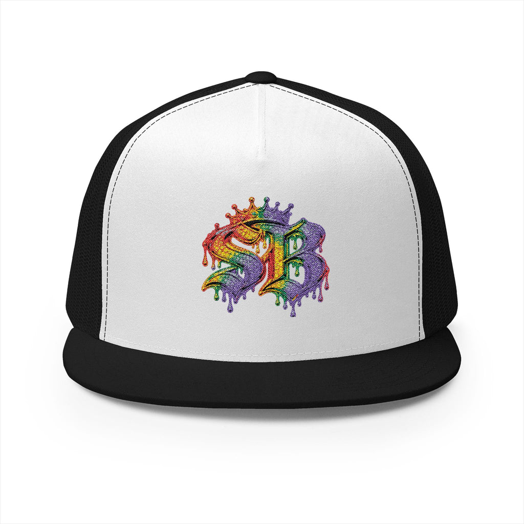 5 Panel Trucker Cap-RAINBOW SB LOGO-SCUMMIEBEARZ™️