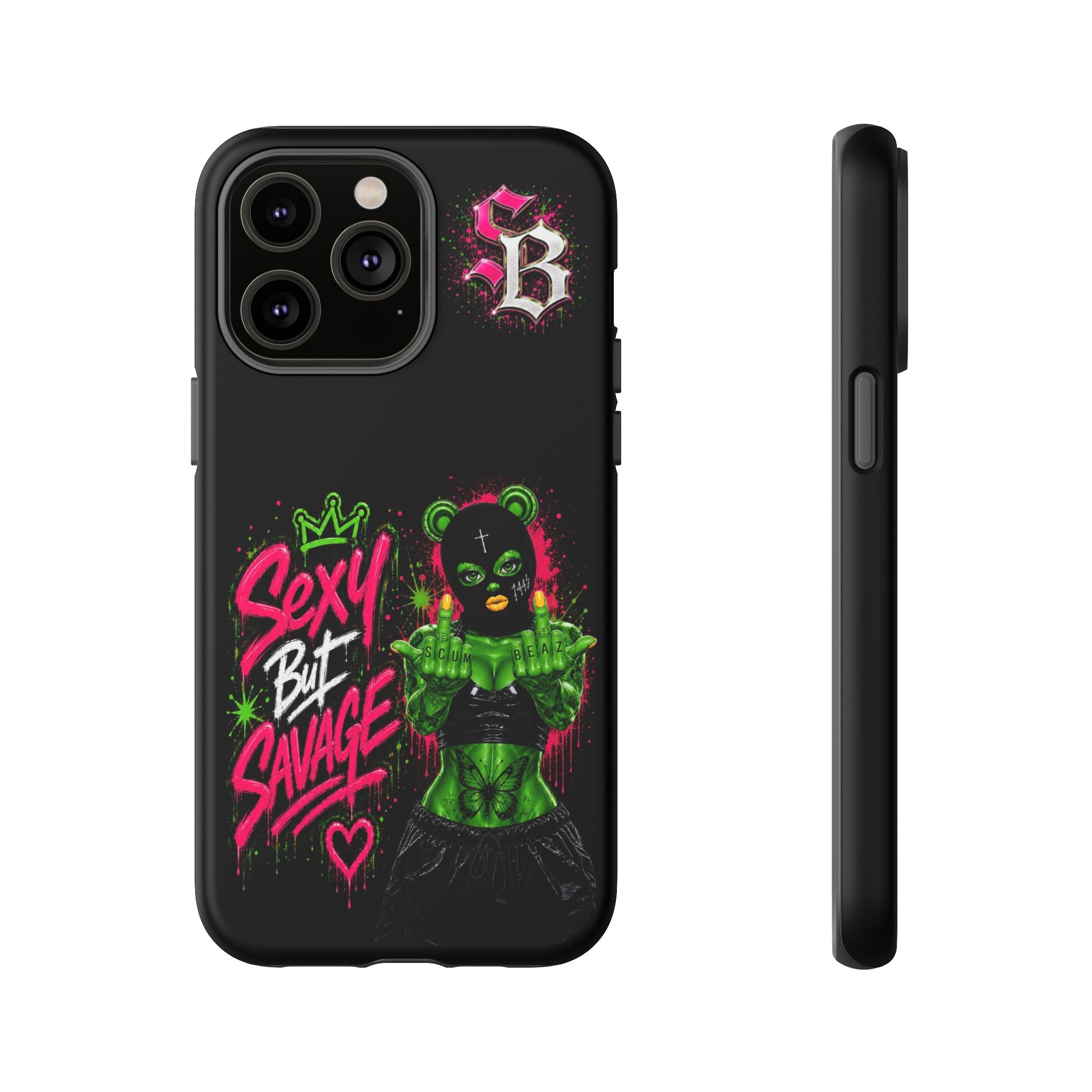SCUMMIEBEARZ Sexy But Savage Green Remix Tough Cases