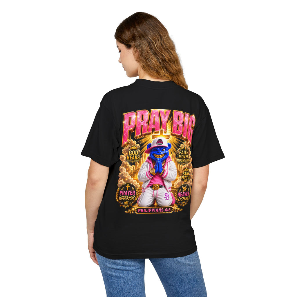 Unisex Urban Heavy Tee PRAY BIG™ | CHRISTIAN STREETWEAR TEE-SCUMMIEBEARZ™️