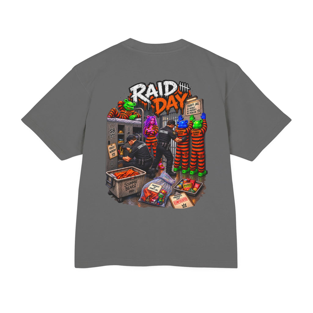 Unisex Urban Heavy Tee-LOCKED UP RAID DAY-SCUMMIEBEARZ™️