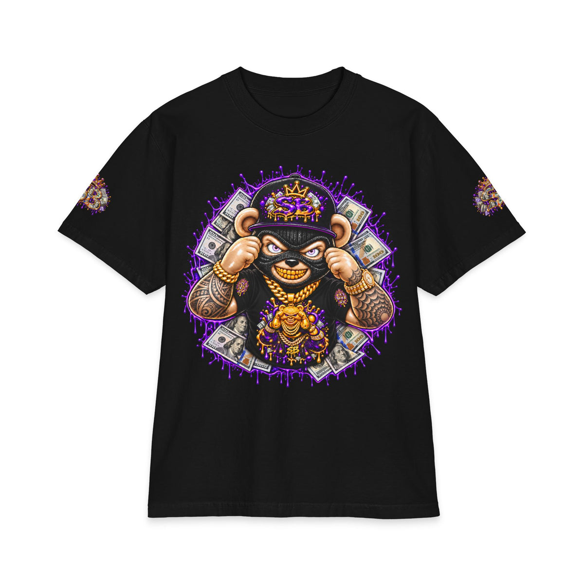 Like Stealing Candy From A Baby Purple Remix | SCUMMIEBEARZ™ Shaka Wear Heavyweight Tee