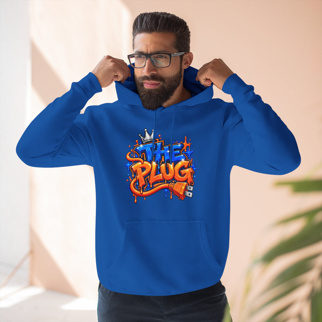 Three-Panel Fleece Hoodie-THE PLUG-SCUMMIEBEARZ™️