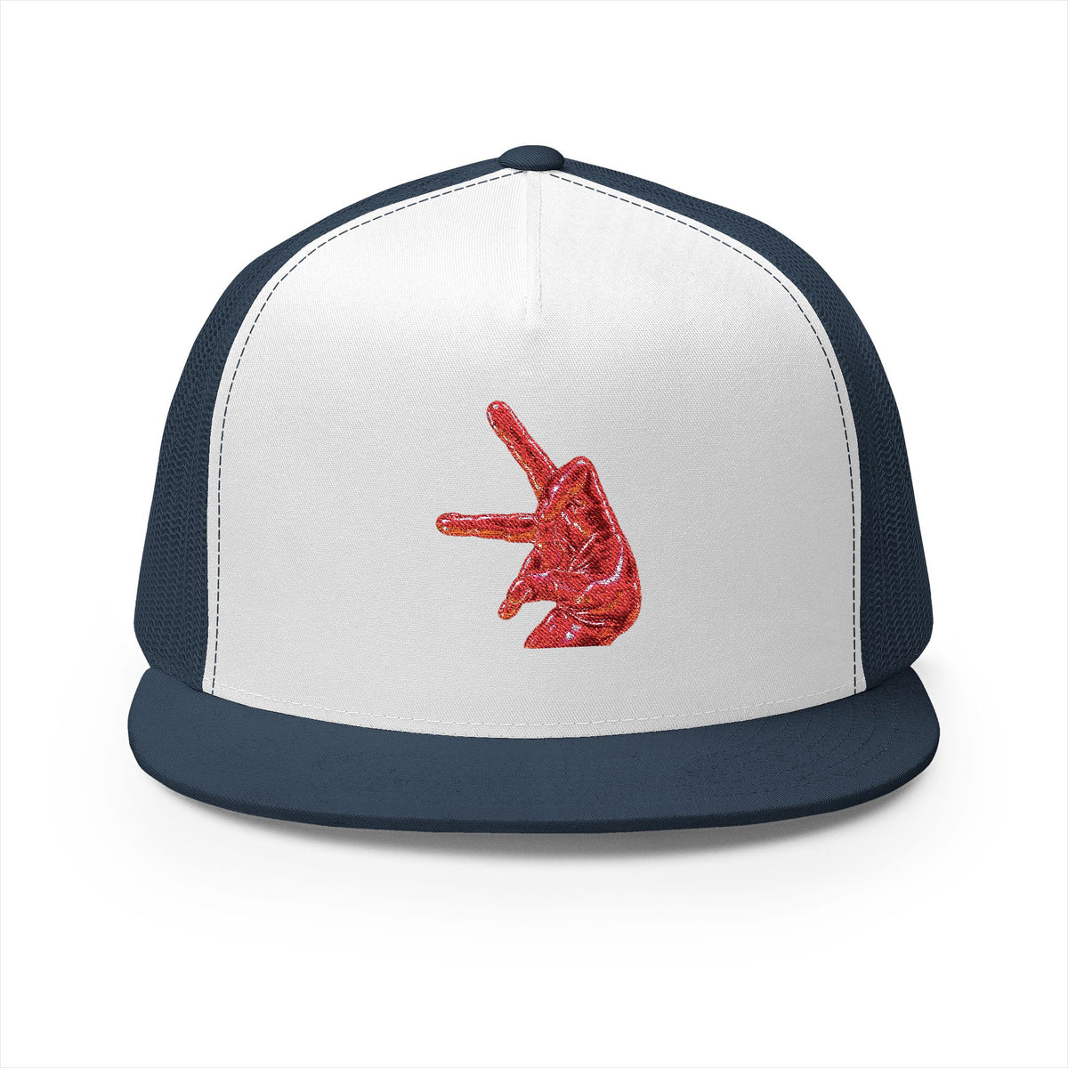 5 Panel Trucker Cap-BLOOD MONEY HAND LOGO-SCUMMIEBEARZ™️