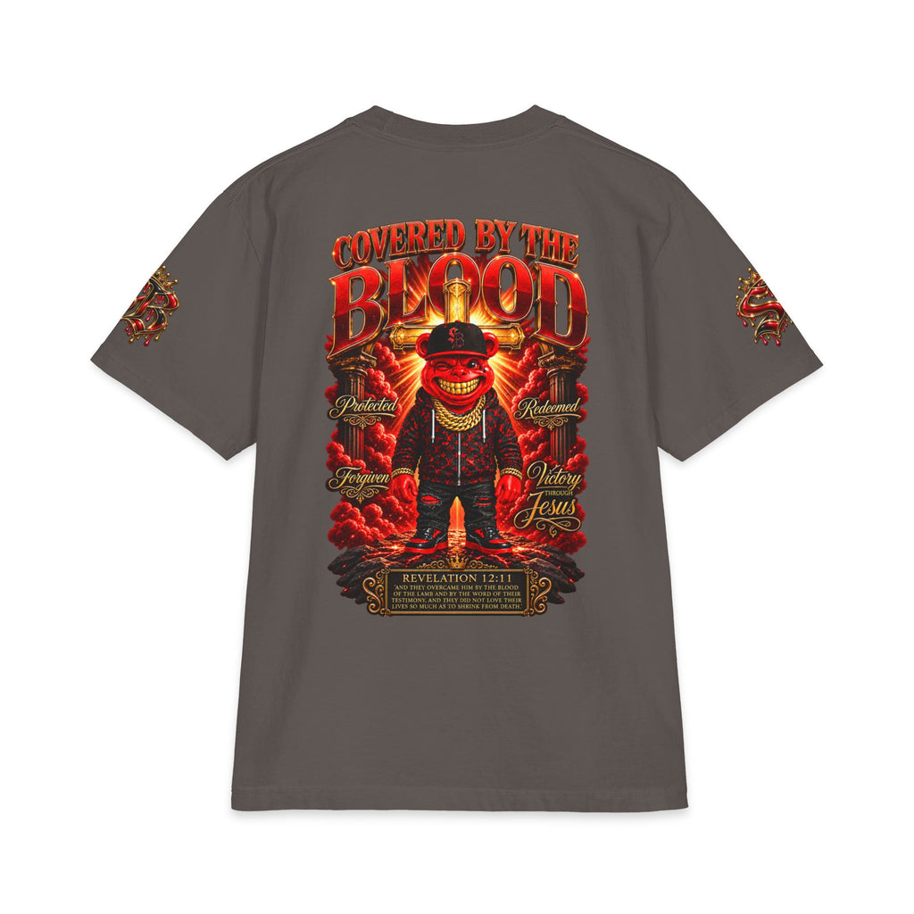 Covered by the Blood | SCUMMIEBEARZ™ Shaka Wear Heavyweight Tee
