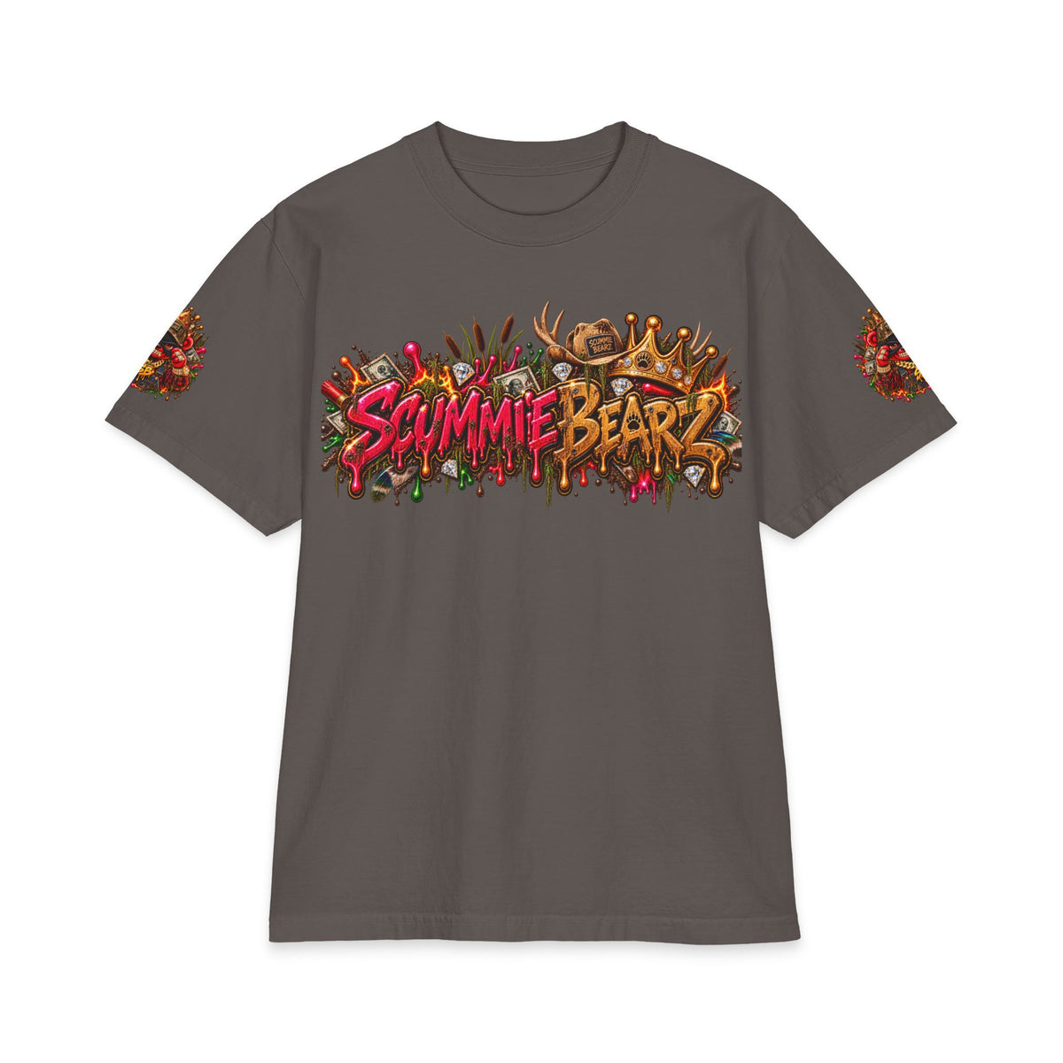 Boots, Booze, And Bad Company | SCUMMIEBEARZ™ Shaka Wear Heavyweight Tee