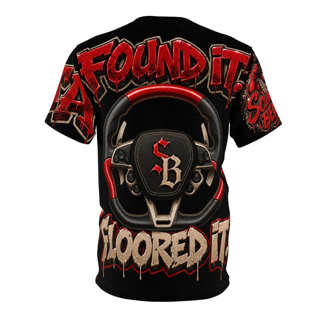 SCUMMIEBEARZ™ Found It, Floor It™ — GTA Collection Unisex Men's Streetwear AOP Tee