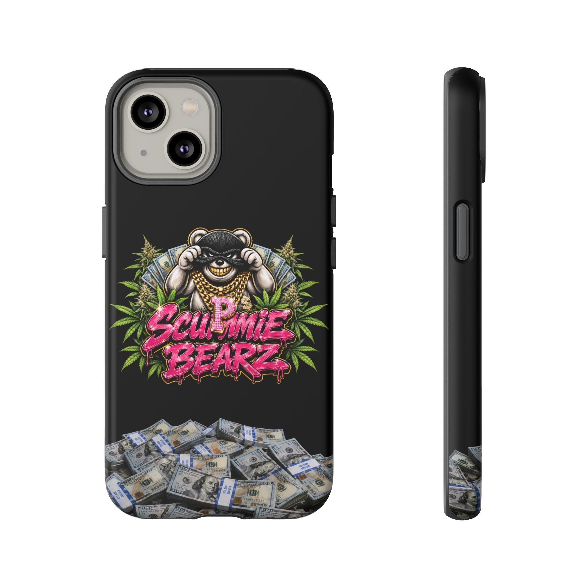 SCUMMIEBEARZ P.M.W. (P***y Money Weed) Logo Tough Cases