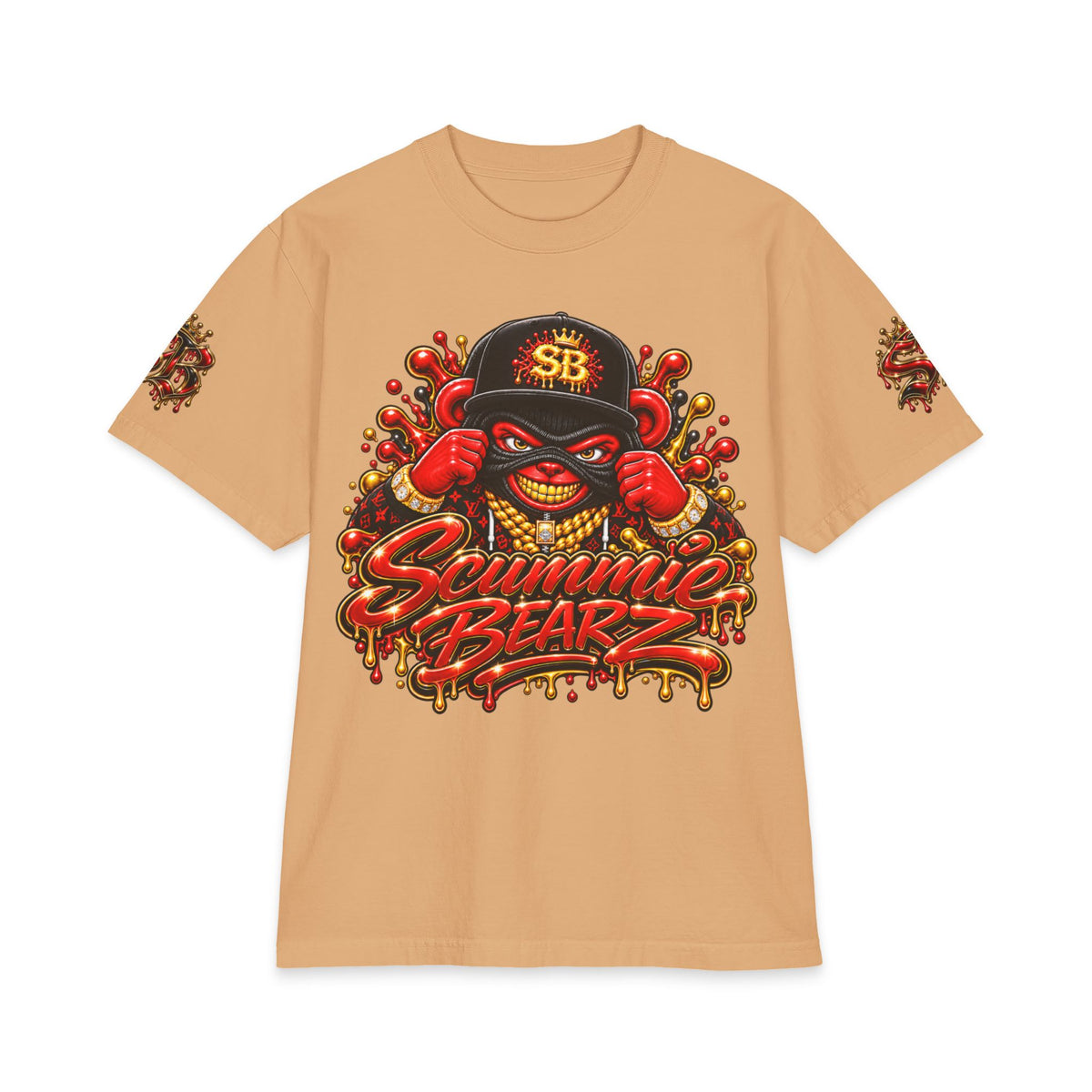 Covered by the Blood | SCUMMIEBEARZ™ Shaka Wear Heavyweight Tee