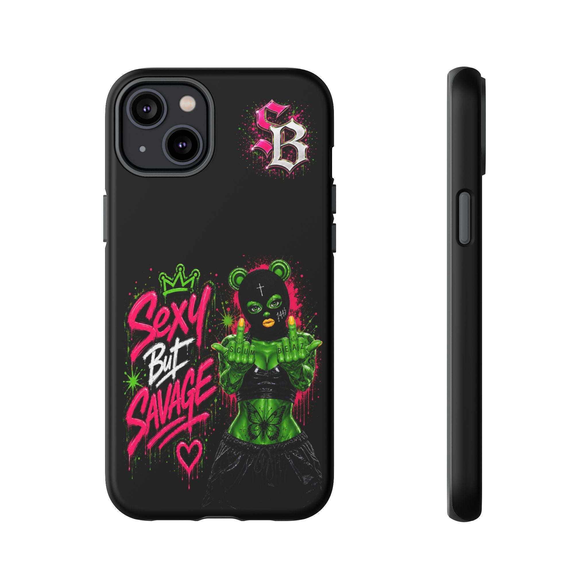 SCUMMIEBEARZ Sexy But Savage Green Remix Tough Cases