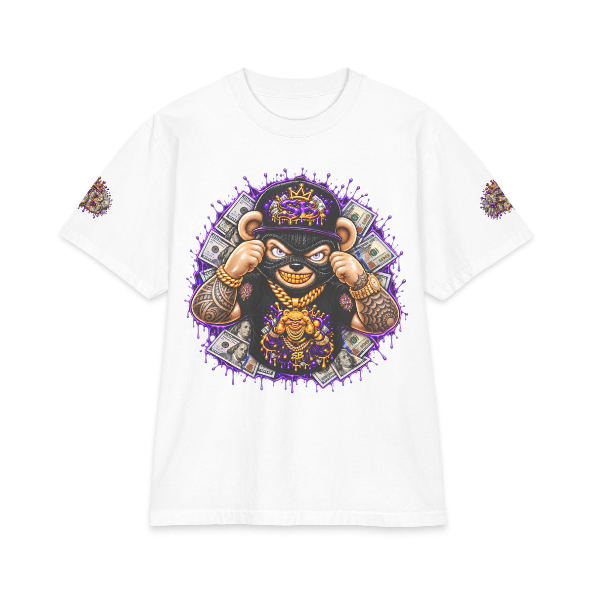 Like Stealing Candy From A Baby Purple Remix | SCUMMIEBEARZ™ Shaka Wear Heavyweight Tee