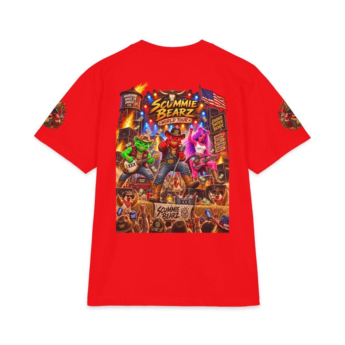 Country World Tour | SCUMMIEBEARZ™ Shaka Wear Heavyweight Tee