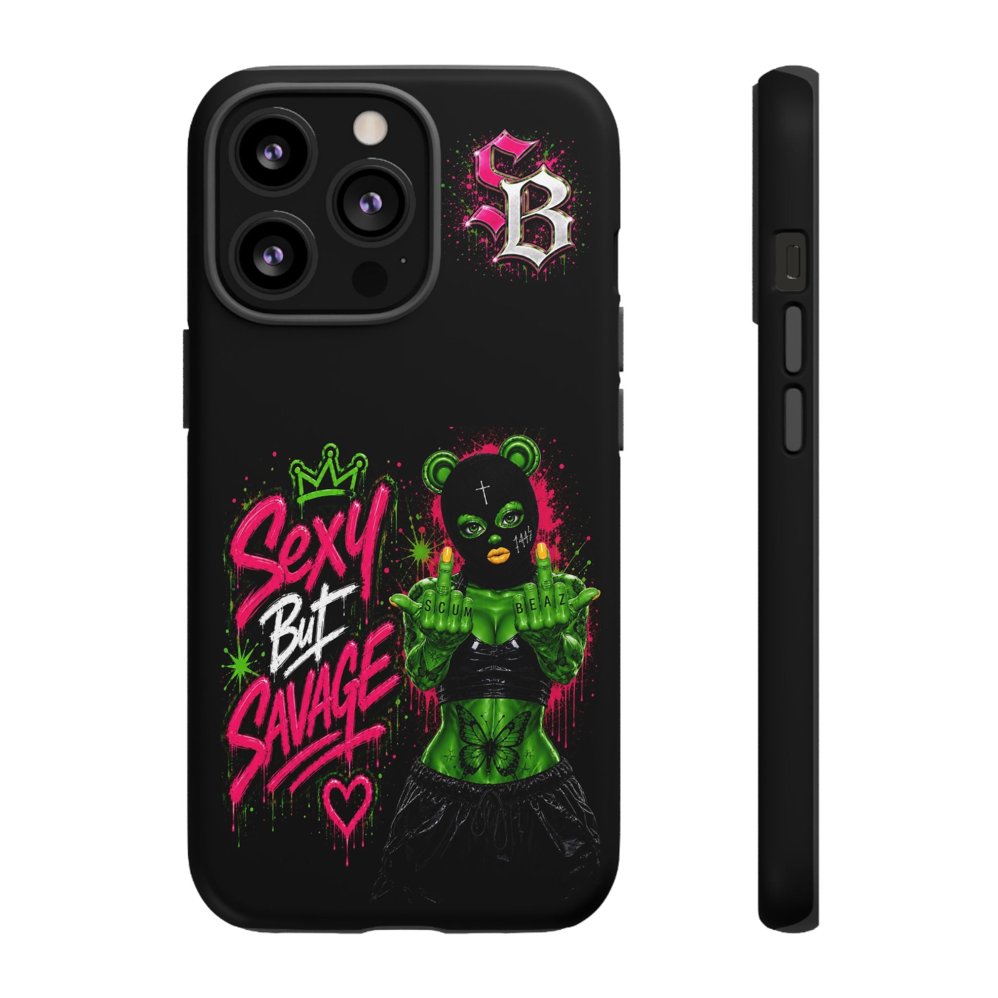 SCUMMIEBEARZ Sexy But Savage Green Remix Tough Cases