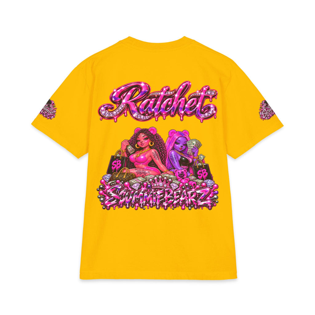 Ratchet — Pink/Purple | SCUMMIEBEARZ™ Shaka Wear Heavyweight Tee