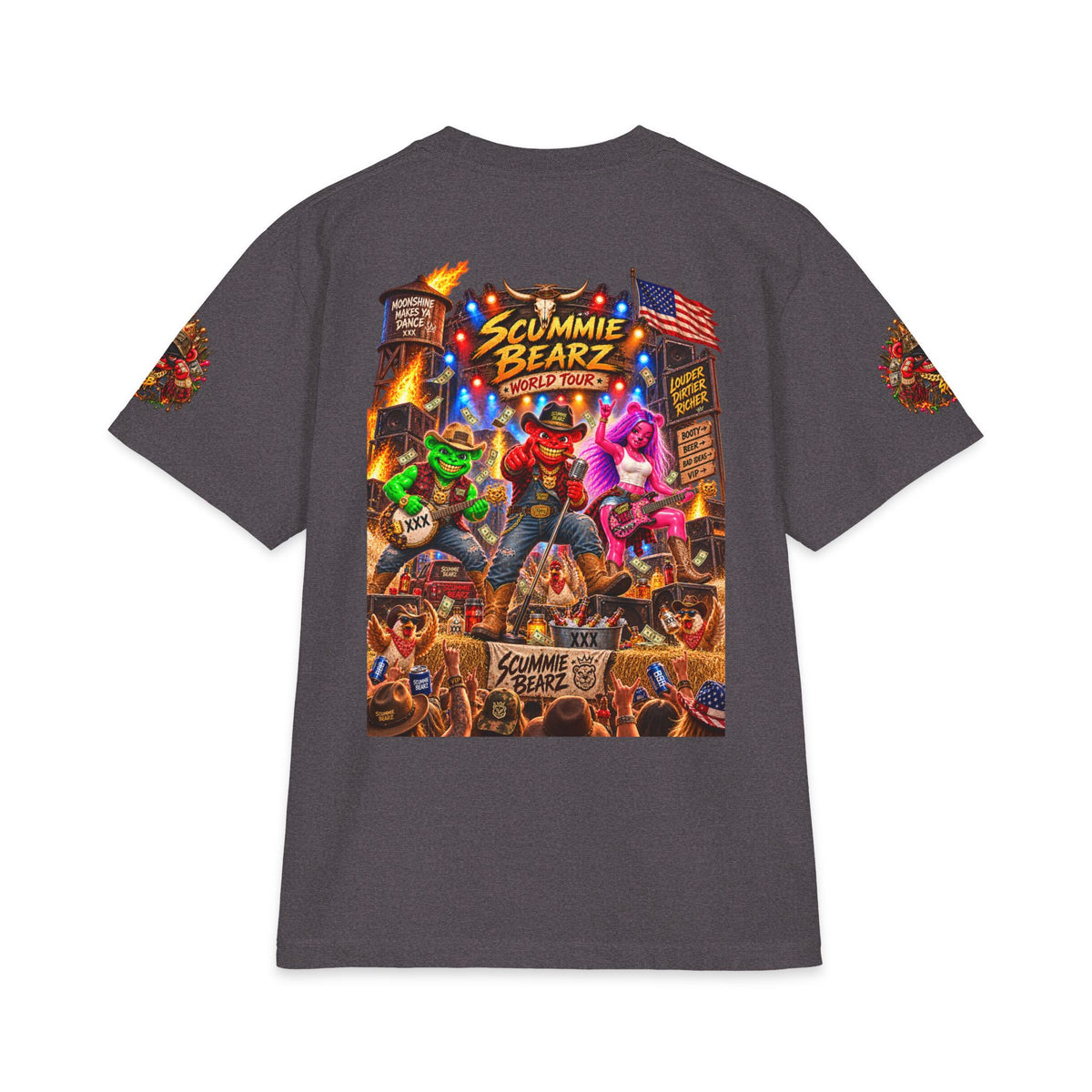 Country World Tour | SCUMMIEBEARZ™ Shaka Wear Heavyweight Tee
