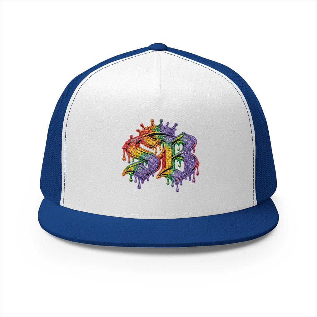 5 Panel Trucker Cap-RAINBOW SB LOGO-SCUMMIEBEARZ™️