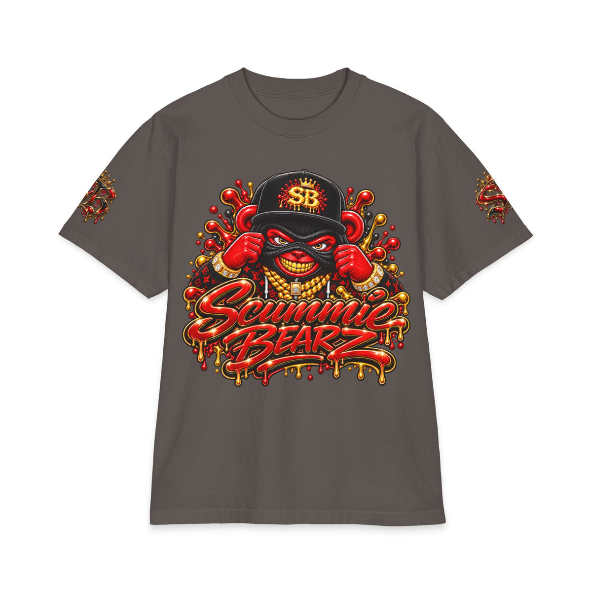 Covered by the Blood | SCUMMIEBEARZ™ Shaka Wear Heavyweight Tee