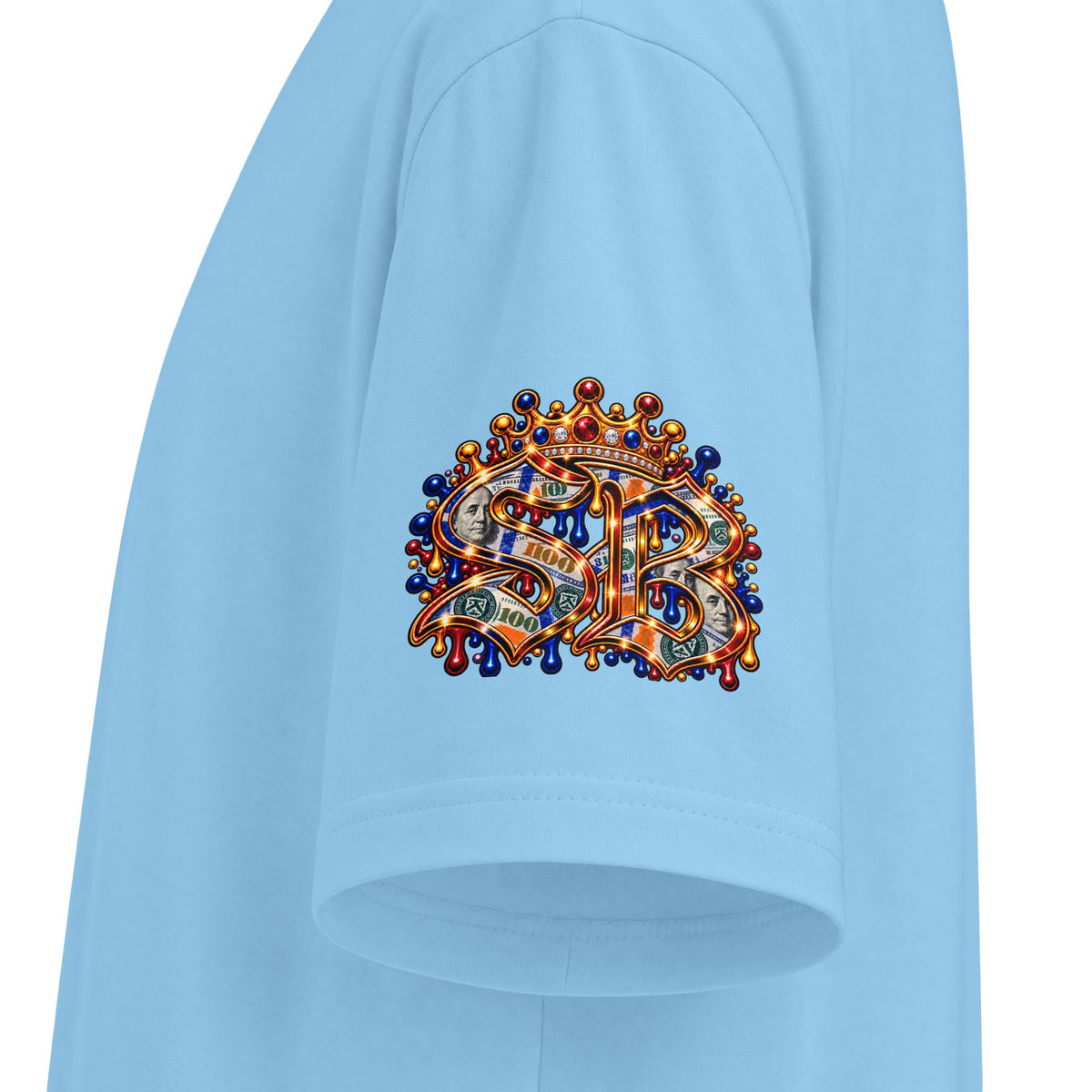 Get Served Red/Blue Remix | SCUMMIEBEARZ™ Shaka Wear Heavyweight Tee