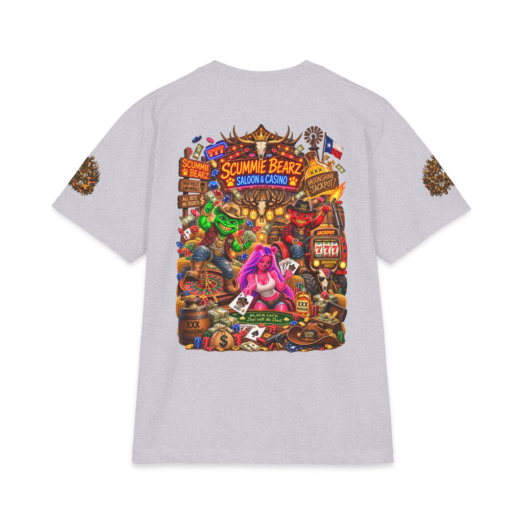 Saloon And Casino | SCUMMIEBEARZ™ Shaka Wear Heavyweight Tee