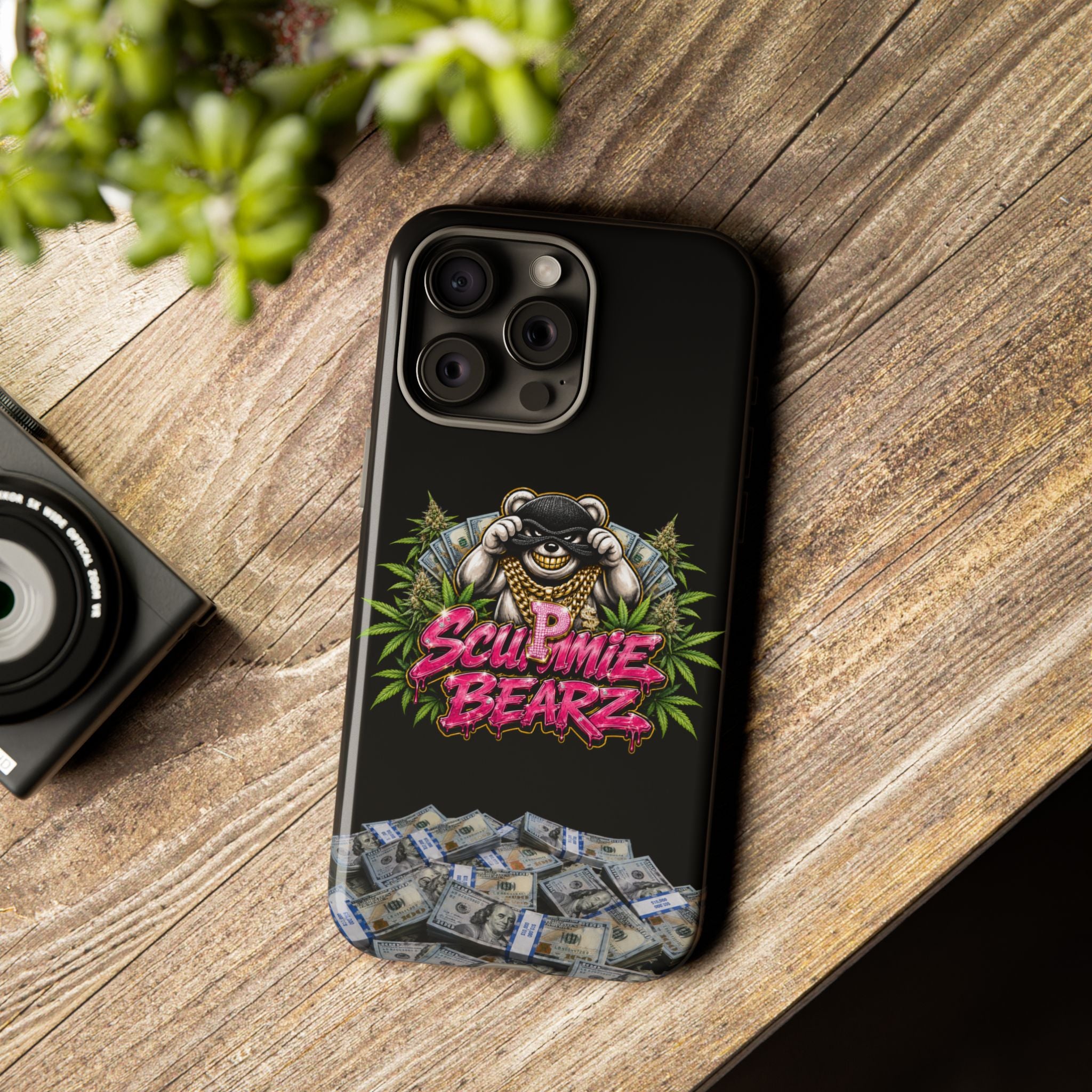 SCUMMIEBEARZ P.M.W. (P***y Money Weed) Logo Tough Cases