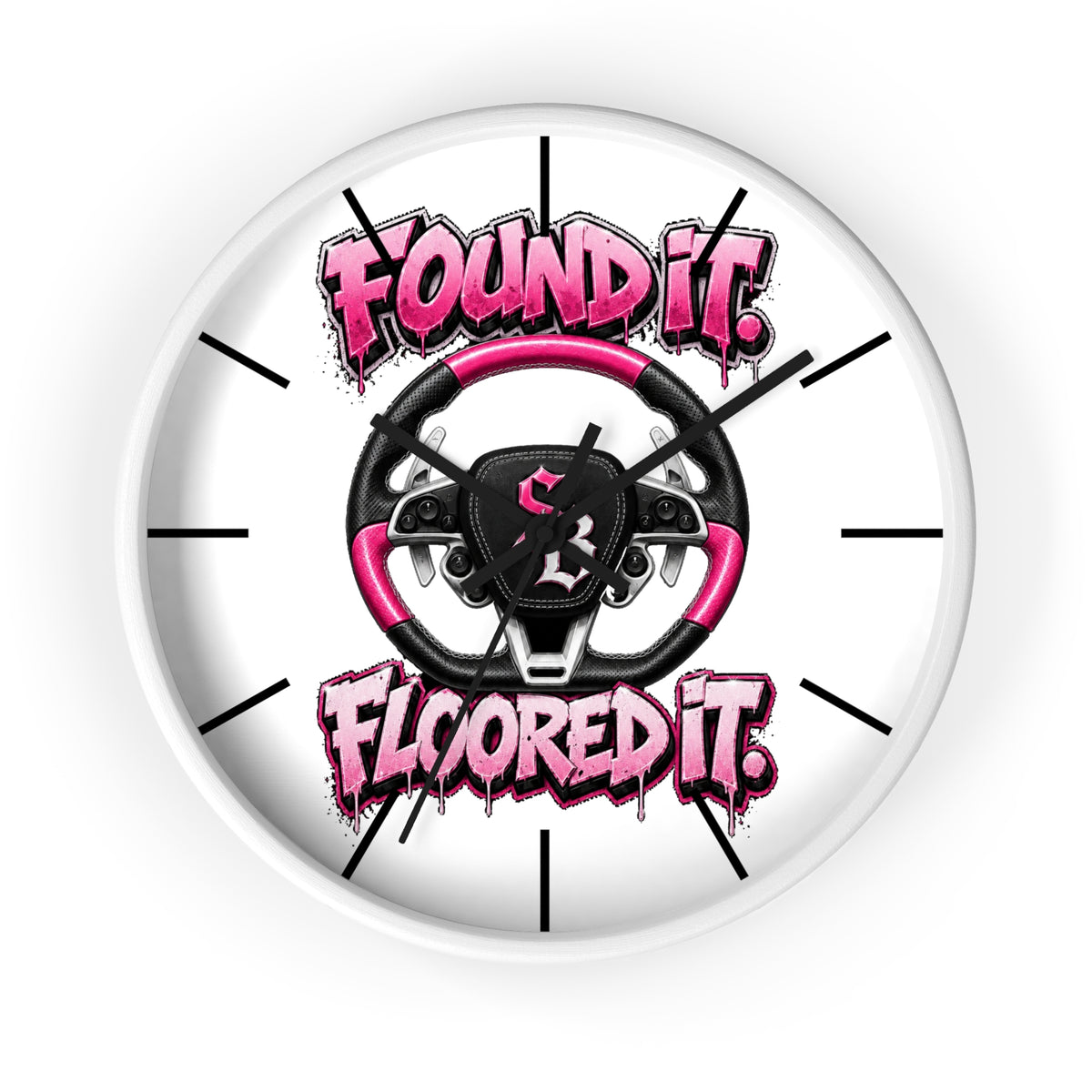 Wall Clock-PINK GTA-SCUMMIEBEARZ™️